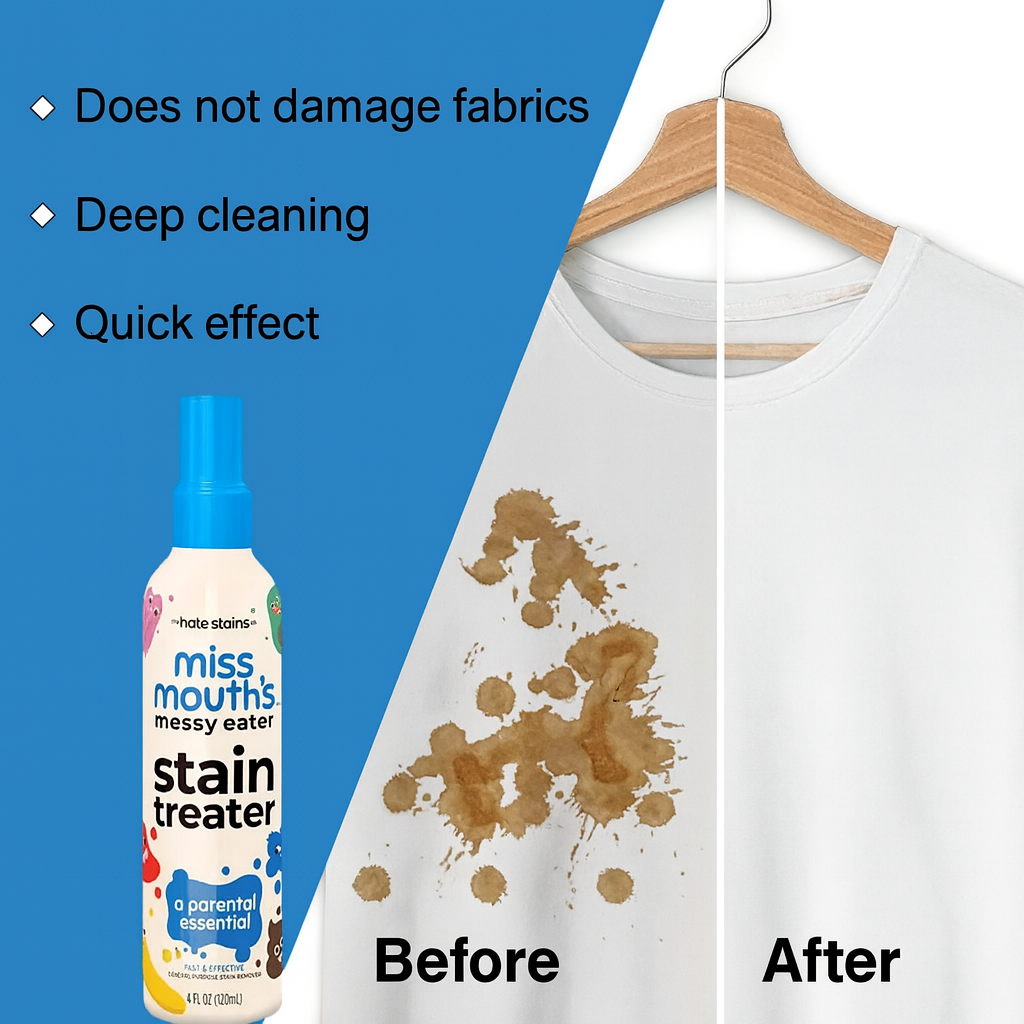 Stain Remover Spray – Instant Treatment for Fabrics and Clothes (120 ml)