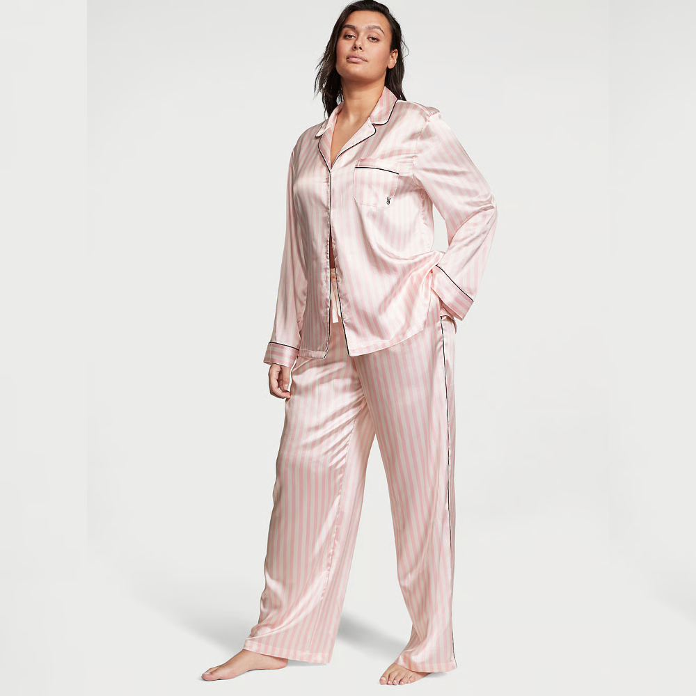 Glazed Satin Pajama Set