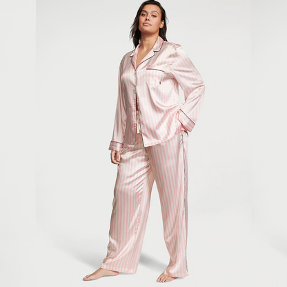 Glazed Satin Pajama Set