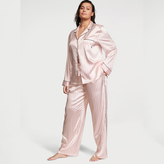 Glazed Satin Pajama Set