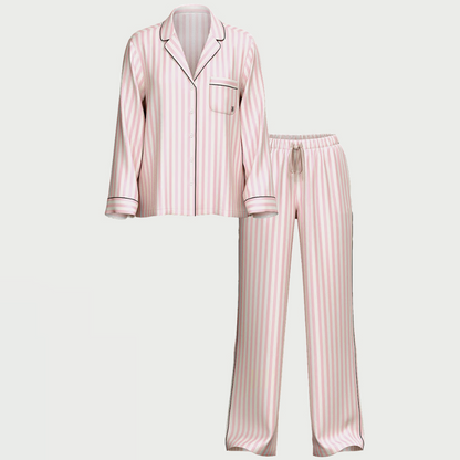 Glazed Satin Pajama Set
