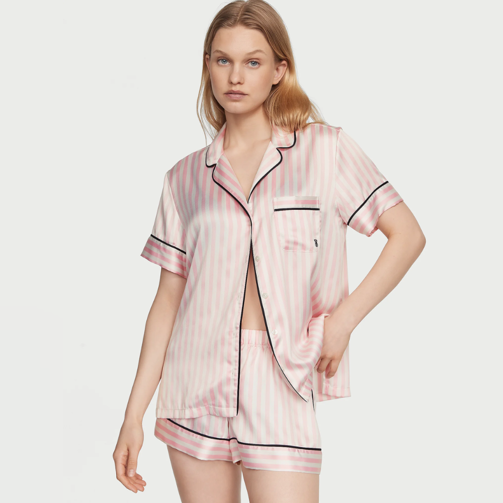 Glazed Satin Pajama Set