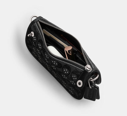 Swinger Bag 20 With Chain In Crystal Signature Jacquard