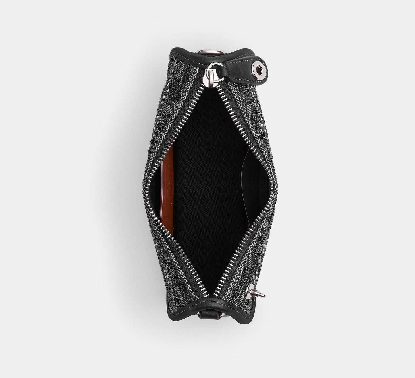 Swinger Bag 20 With Chain In Crystal Signature Jacquard