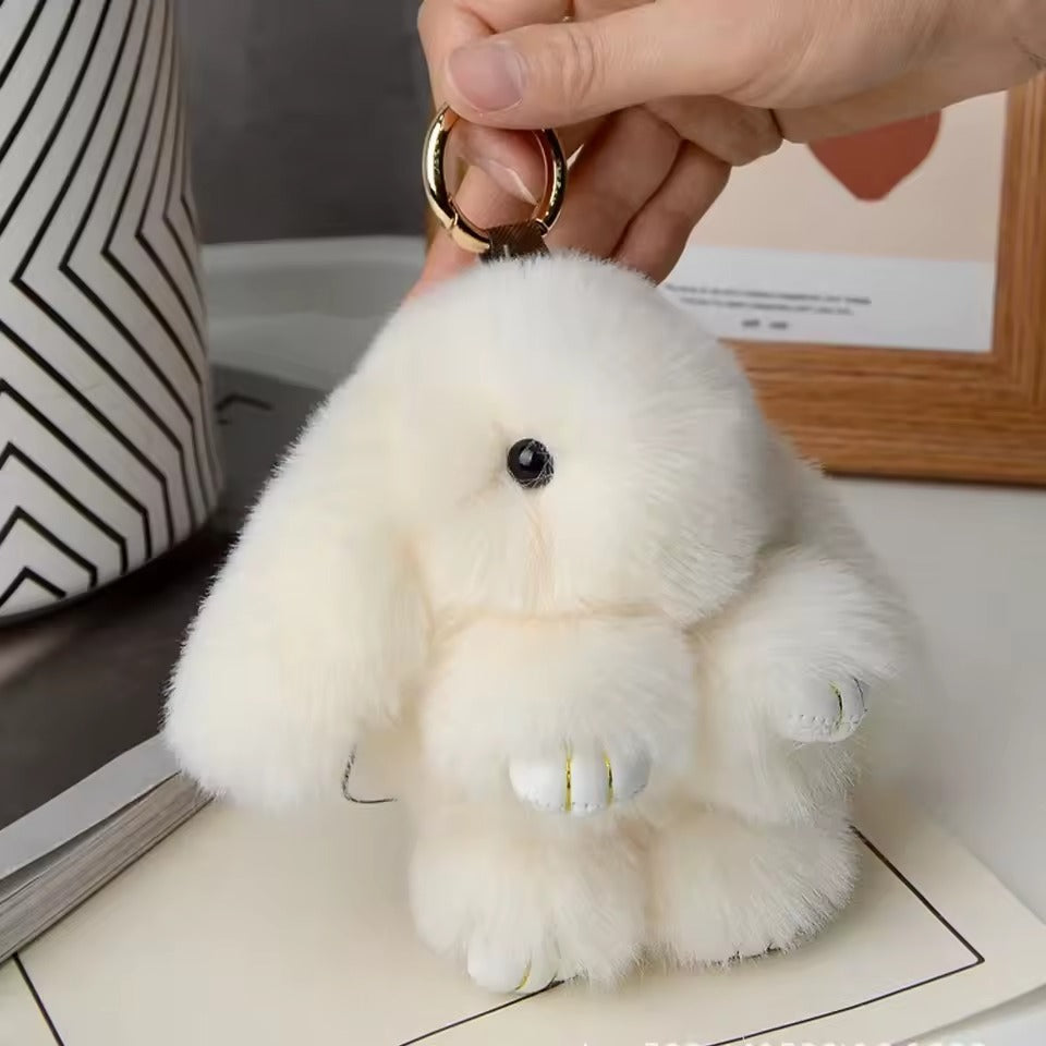 Charm Bag - White Rabbit