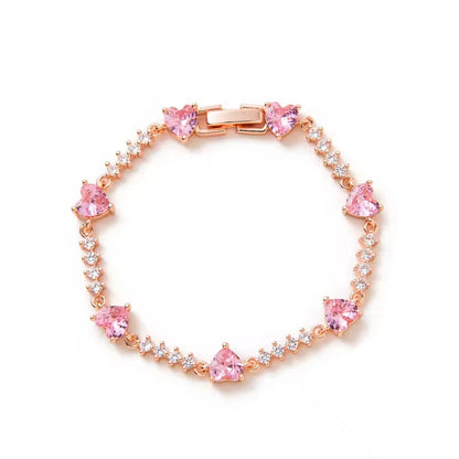 Celestine Heartline Bracelet