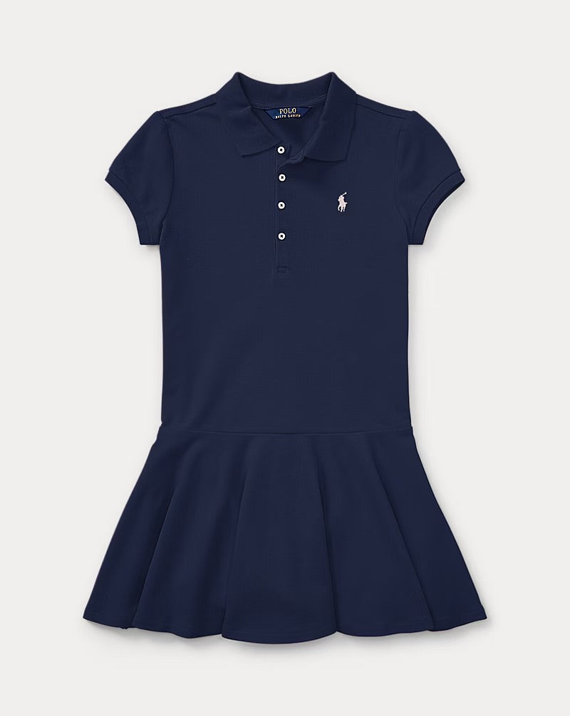 Stretch Mesh Polo Dress RL