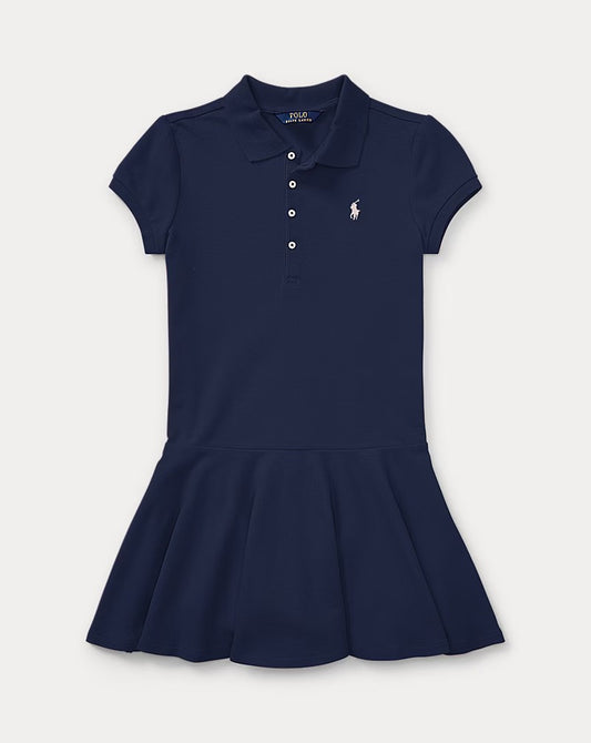 Stretch Mesh Polo Dress RL